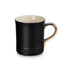 Le Creuset Vancouver Mug Gold Handle 14Oz Licorice  | Le Creuset