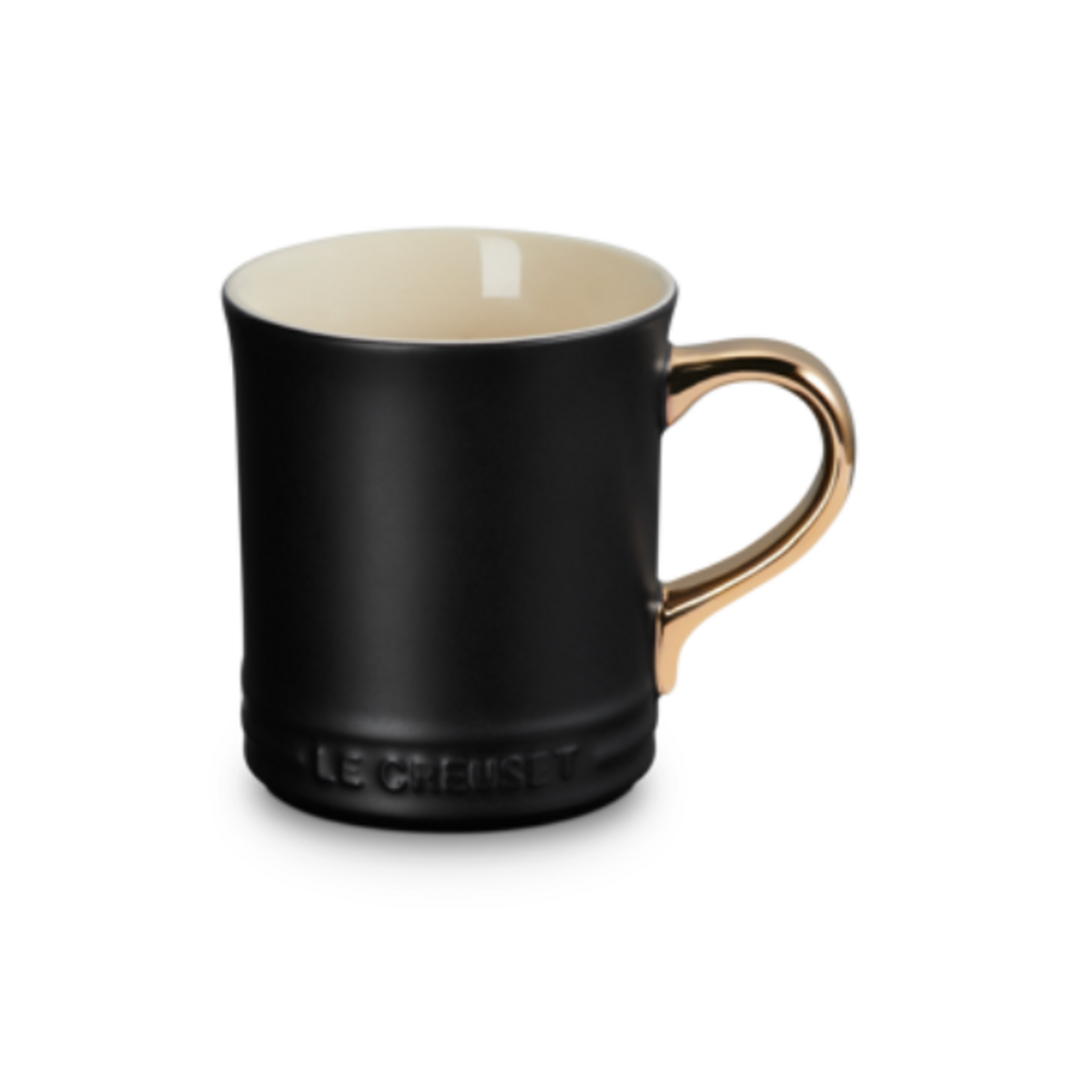 Le Creuset Vancouver Mug Gold Handle 14Oz Licorice  | Le Creuset