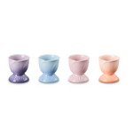 Le Creuset S/4 Petal Egg Cups, Mixed Set (Coastal Blue, Provence, Chiffon Pink, Peche) n/a | Le Creuset