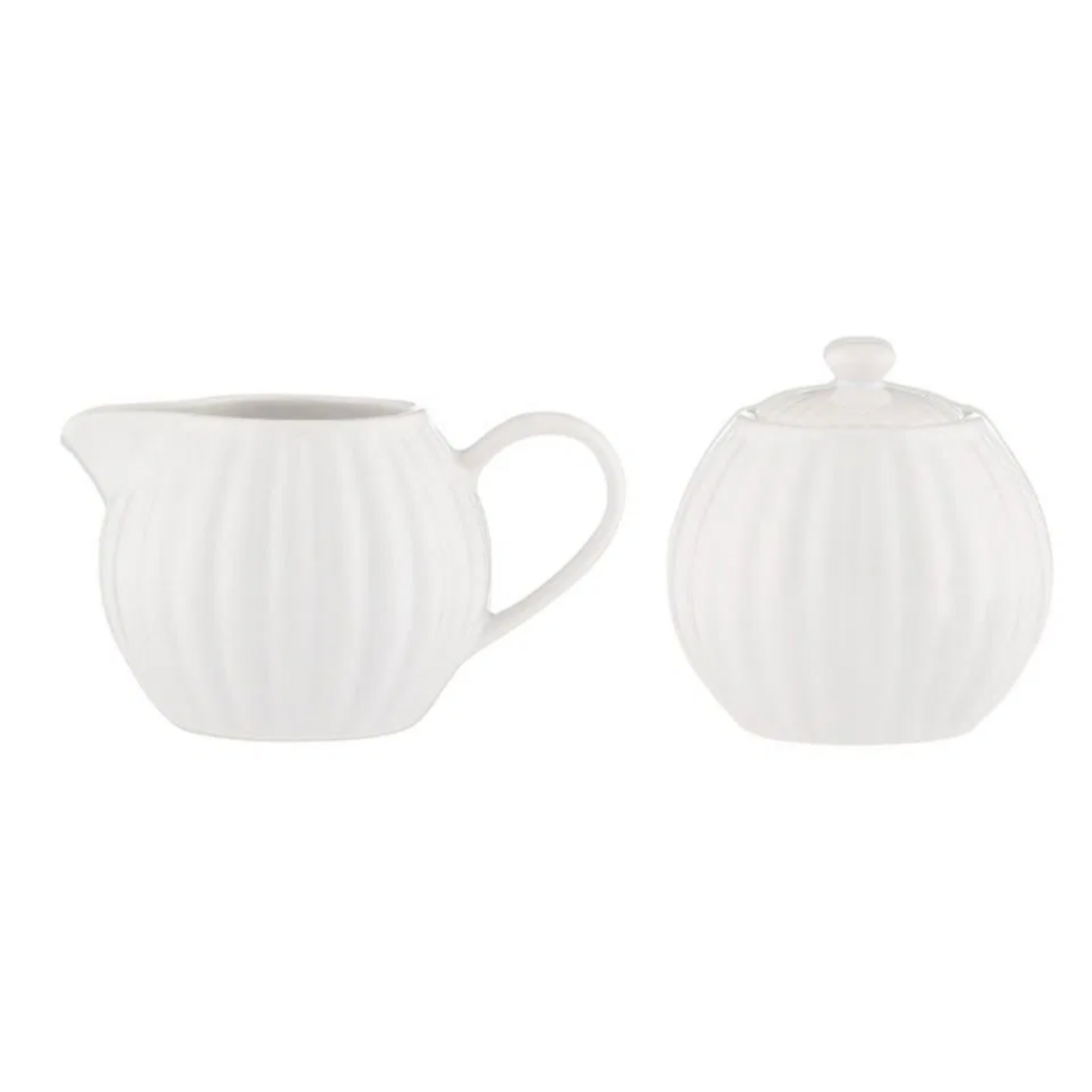 Price & Kensington Luxe White Sugar & Creamer Set | Price & Kensington