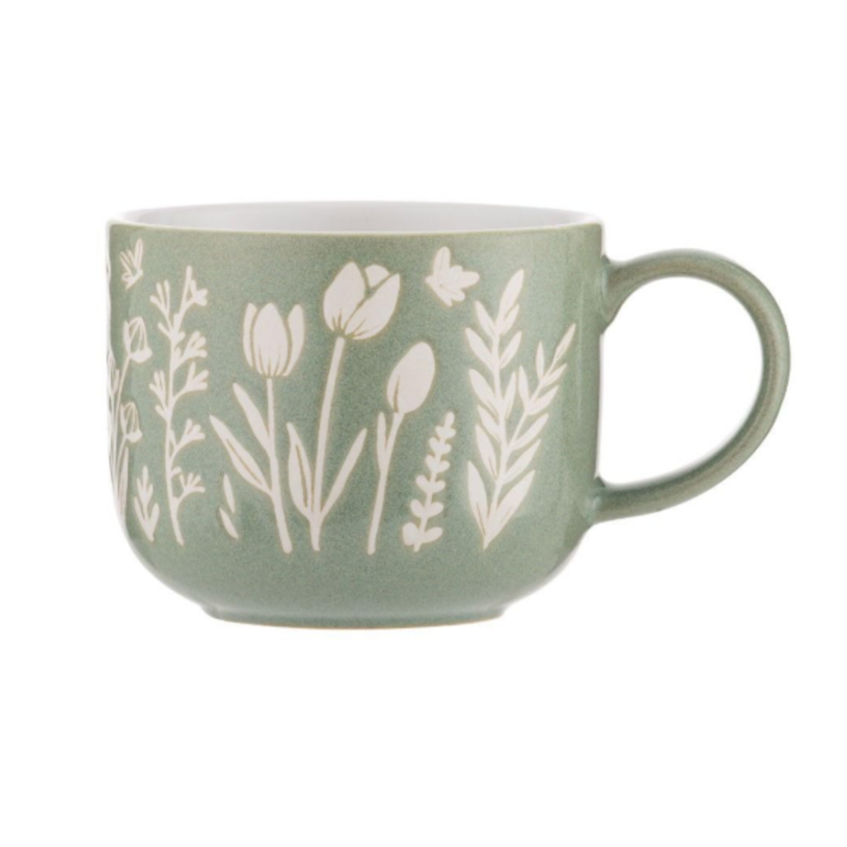 Mason Cash In the Meadow Green Tulip Mug 13.5oz | Mason Cash