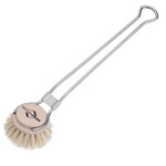 Frieling Dish Washing Brush, S/S Handle, Natural Bristles, 11" L | Frieling