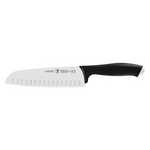 Henckels 7-inch Hollow Edge Santoku Knife | Henckels Silvercap