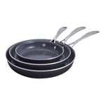 Henckels 3-pc Aluminum Ceramic Nonstick Fry Pan Set | Henckels Capri Ceramic