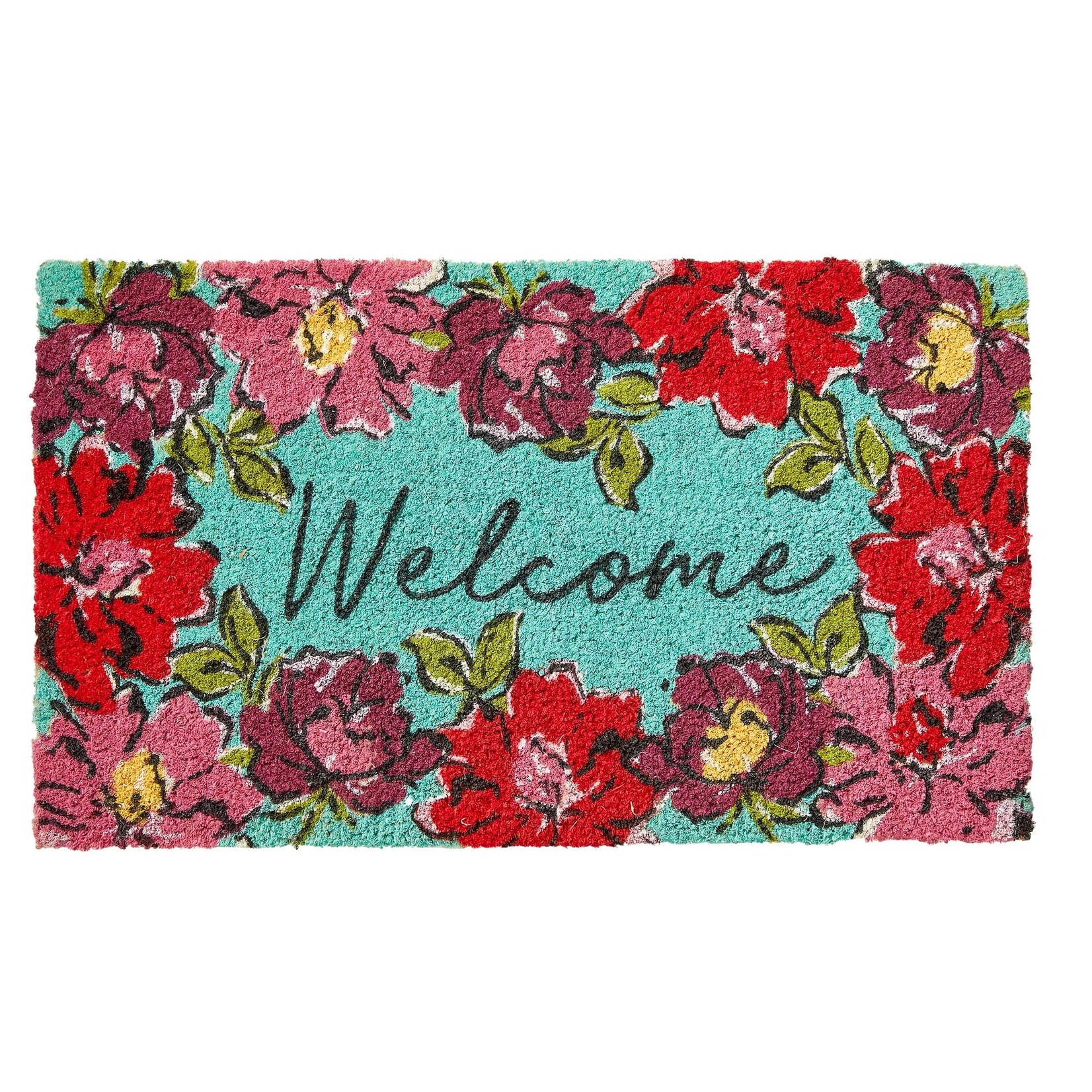 Tag In Bloom Welcome Coir Mat | Tag