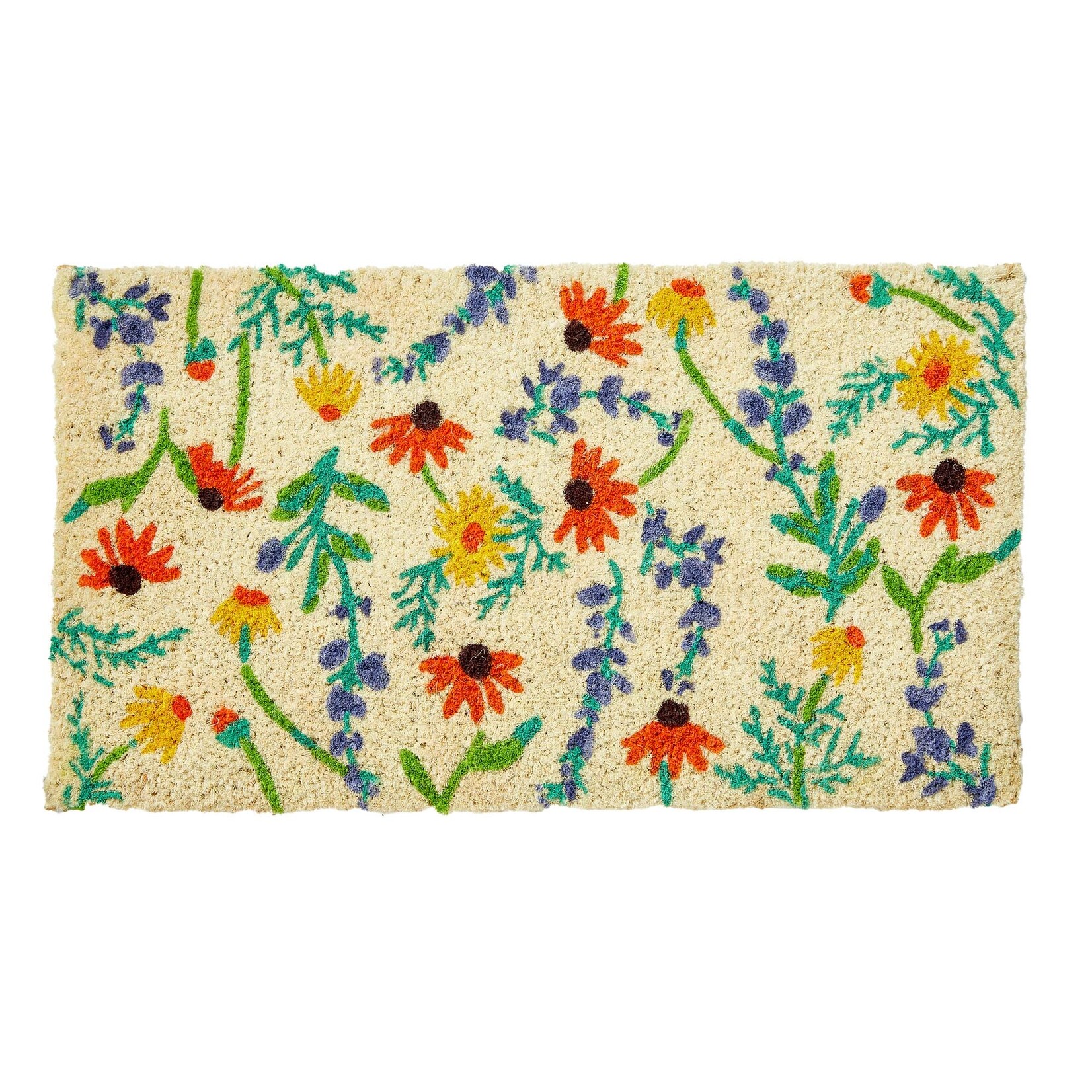 Tag Field Flower Coir Mat | Tag