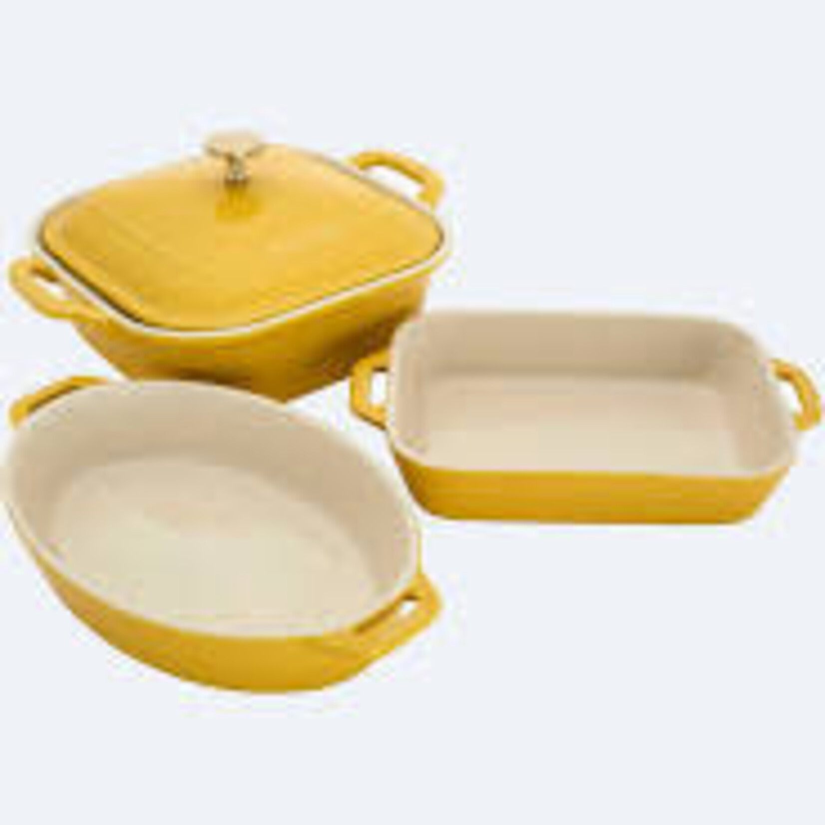 Staub 4-pc Mixed Baking Dish Set - Citron | Staub