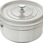 Staub 2.75-qt Round Dutch Oven - White Truffle | Staub