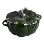 Staub 3.5-qt Pumpkin Dutch Oven - Basil w/ Stainless Stem | Staub