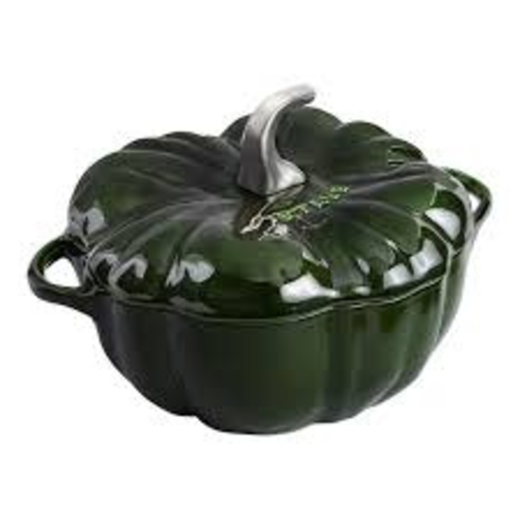 Staub 3.5-qt Pumpkin Dutch Oven - Basil w/ Stainless Stem | Staub