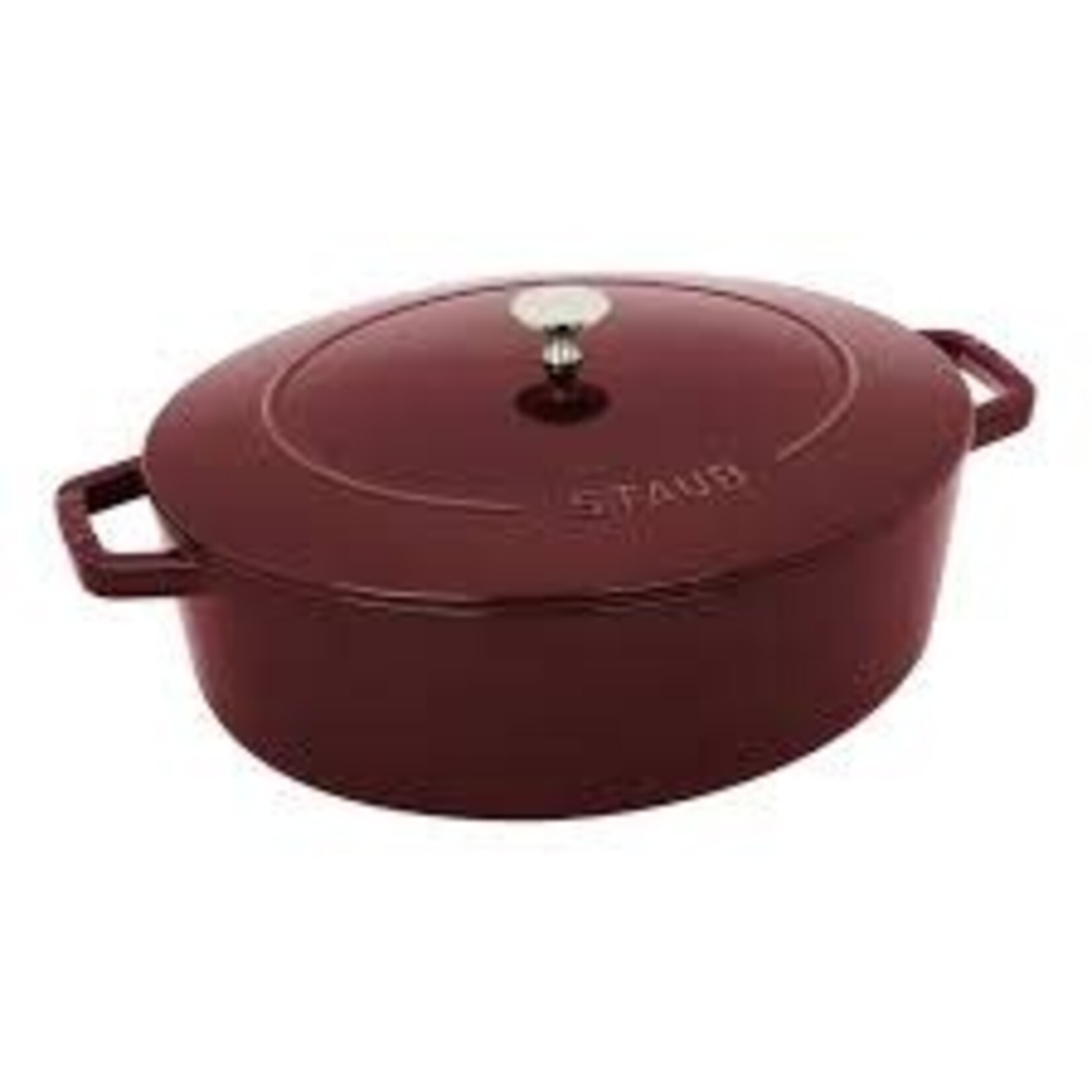Staub 6.25-qt Wide Oval Dutch Oven - Grenadine | Staub