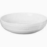 Staub 11.5-inch Shallow Serving Bowl (3.25-qt) - White | Staub