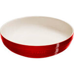 Staub 11.5-inch Shallow Serving Bowl (3.25-qt) - Cherry | Staub