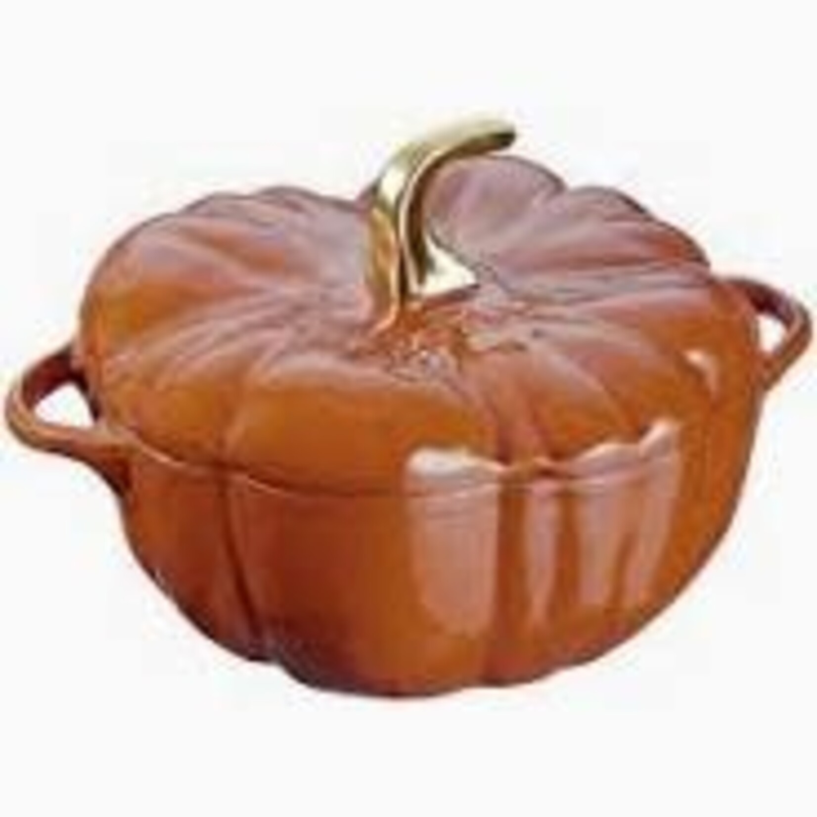 Staub 3.5-qt Pumpkin Cocotte - Burnt Orange w/ Stainless Stem | Staub
