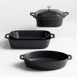 Staub 5-pc Mixed Baking Dish Set - Matte Black | Staub