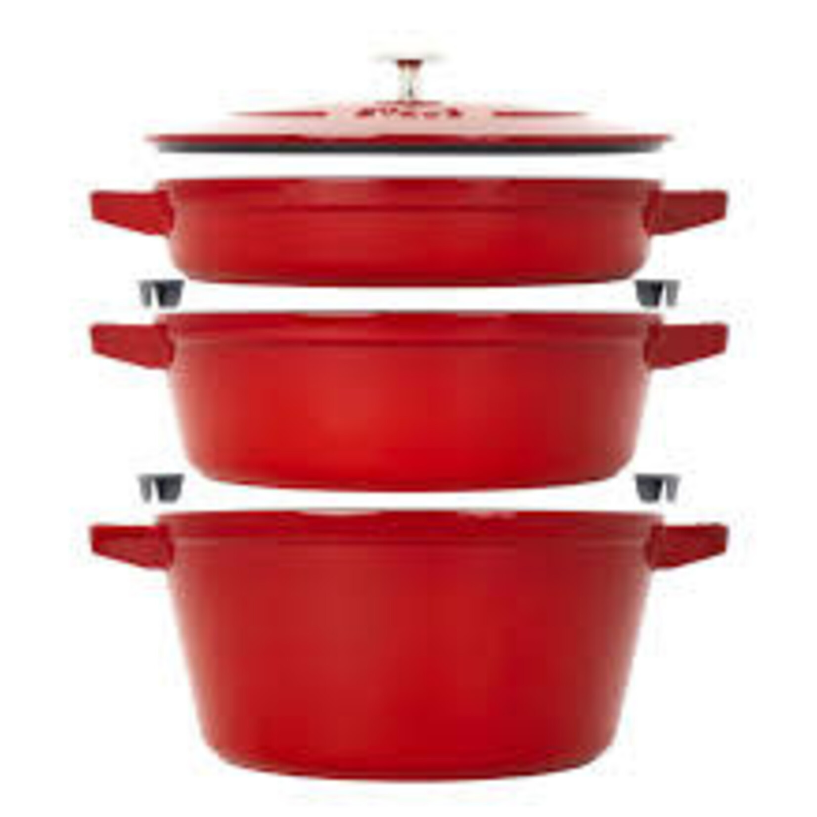 Staub Stackable 4-pc Set - Cherry | Staub