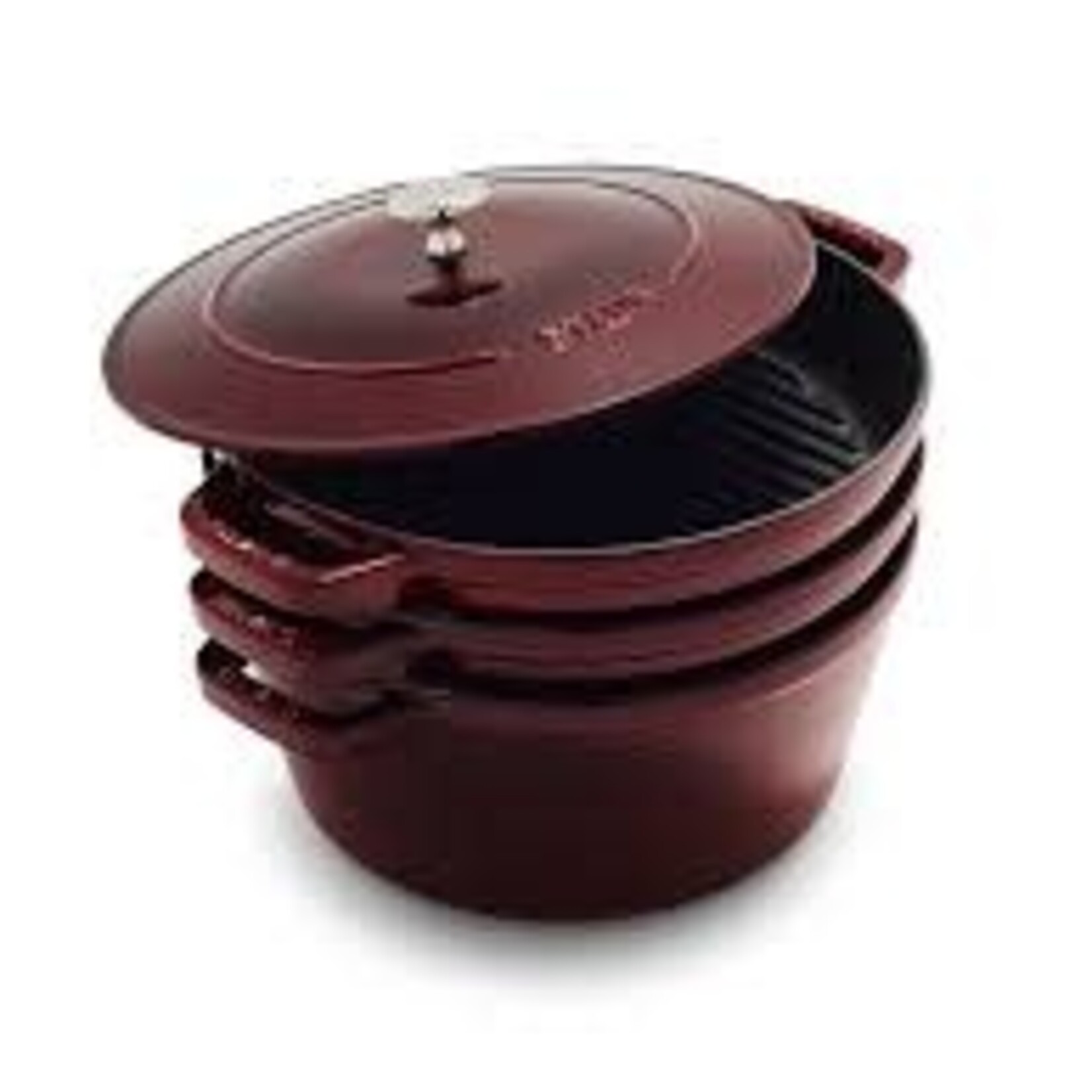 Staub Stackable 4-pc Set - Grenadine | Staub