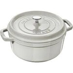 Staub 4-qt Round Dutch Oven - White Truffle | Staub
