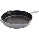 Staub 11-inch Traditional Deep Skillet - Graphite Grey | Staub
