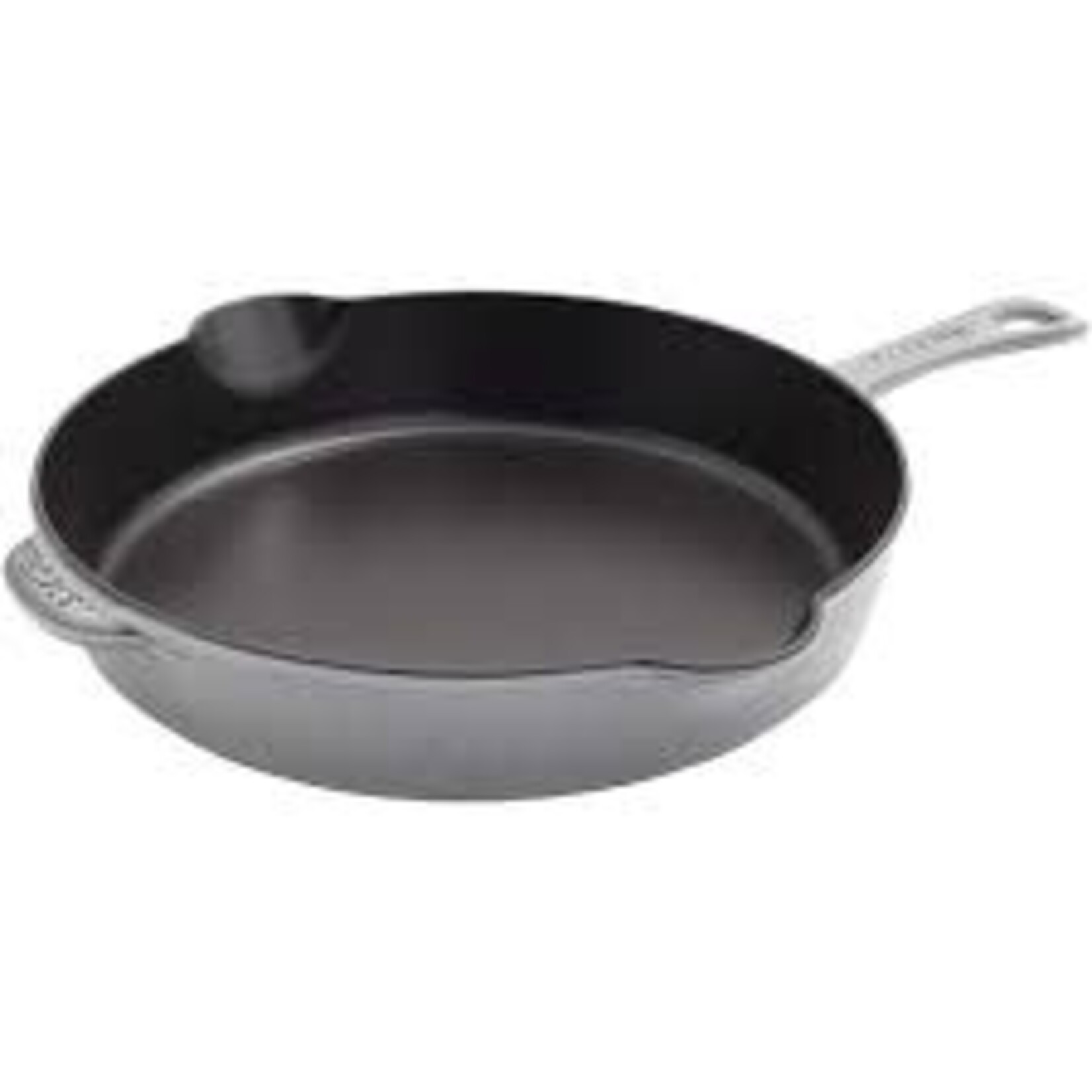 Staub 11-inch Traditional Deep Skillet - Graphite Grey | Staub