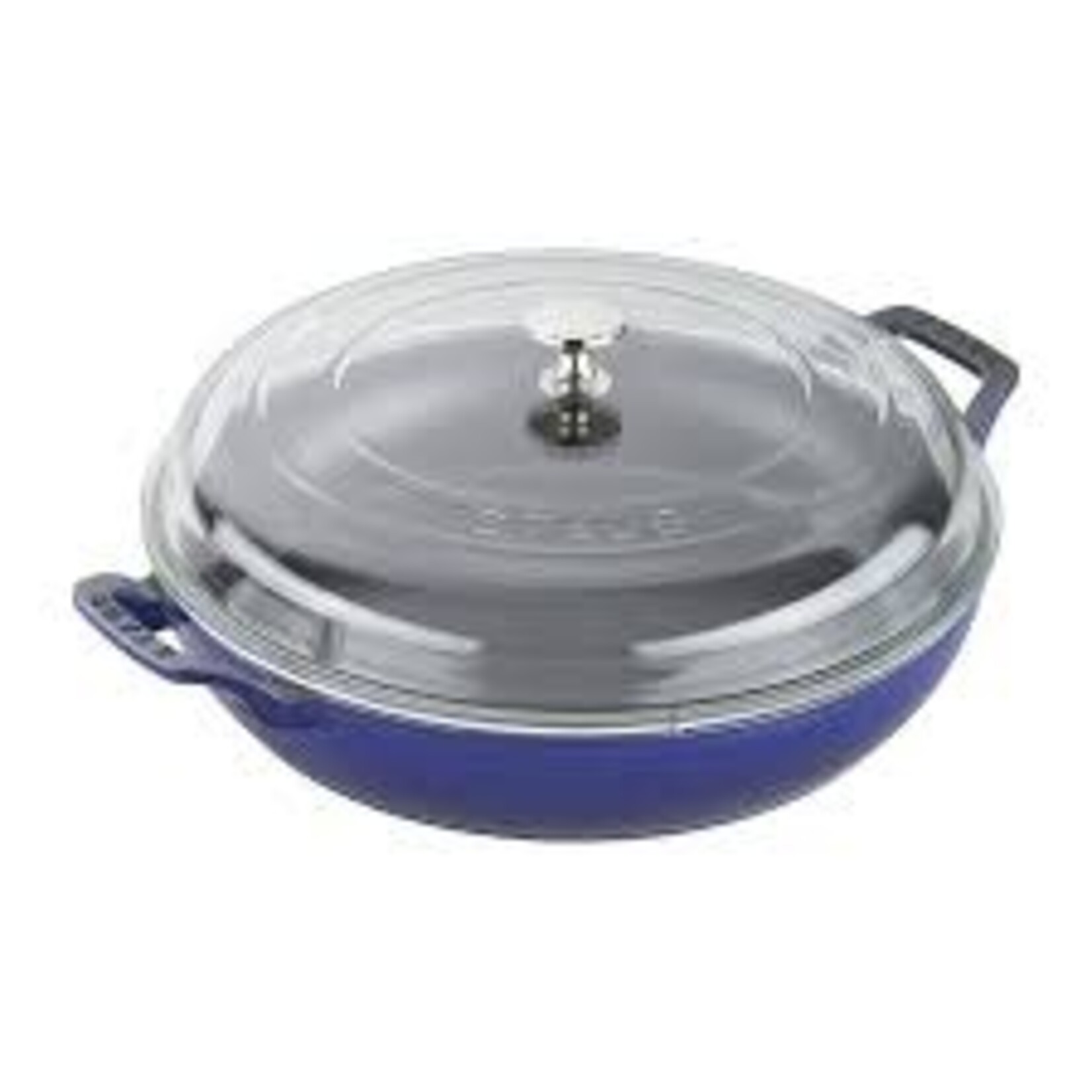 Staub 3.5-qt Braiser with Glass Lid - Dark Blue | Staub