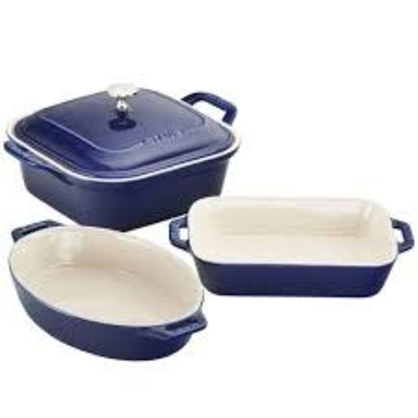 Staub 4-pc Mixed Baking Dish Set - Dark Blue | Staub