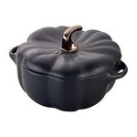 Staub 16-oz Petite Pumpkin Cocotte - Matte Black | Staub