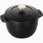 Staub 0.75-qt Petite French Oven - Black | Staub