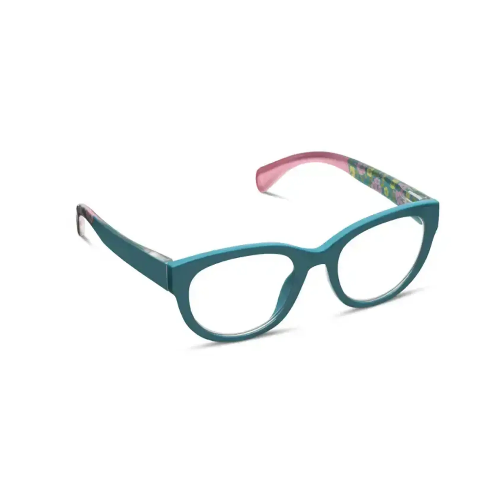 Bee (Blue Light) | Teal/Floral / Reading / 2.00