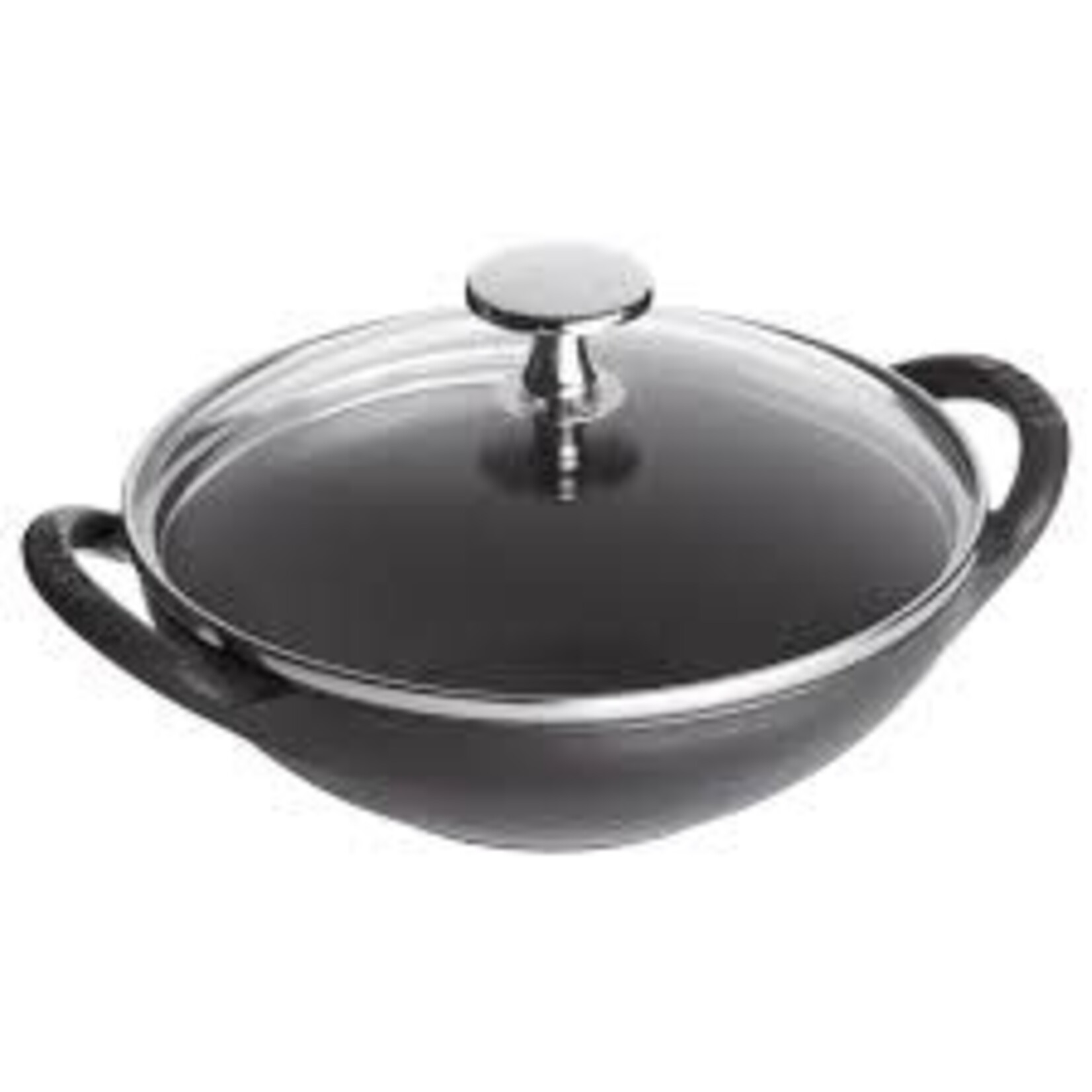 Staub 0.5-qt Baby Wok With Glass Lid - Black | Staub