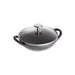 Staub 0.5-qt Baby Wok With Glass Lid - Graphite Grey | Staub