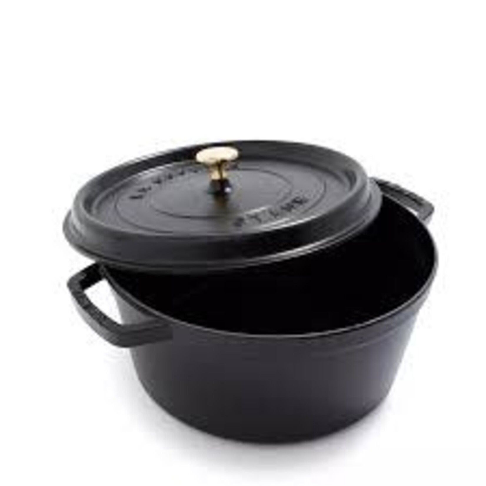 Staub 2.75-qt Round Dutch Oven - Black | Staub