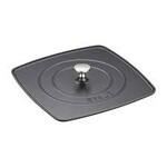 Staub 10.3-inch Square Grill Press - Black | Staub