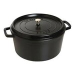 Staub 13.25-qt Round Dutch Oven - Black | Staub