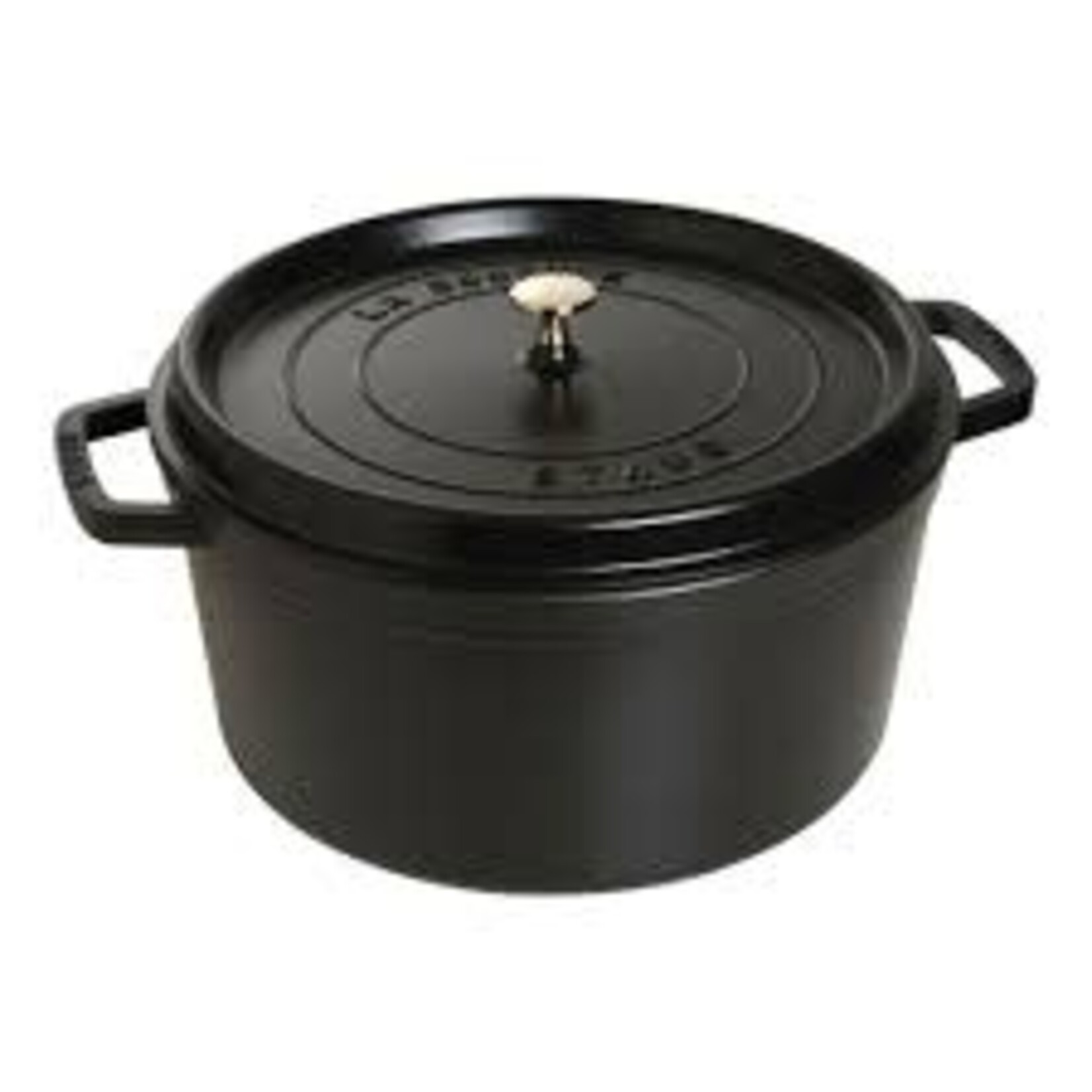 Staub 13.25-qt Round Dutch Oven - Black | Staub