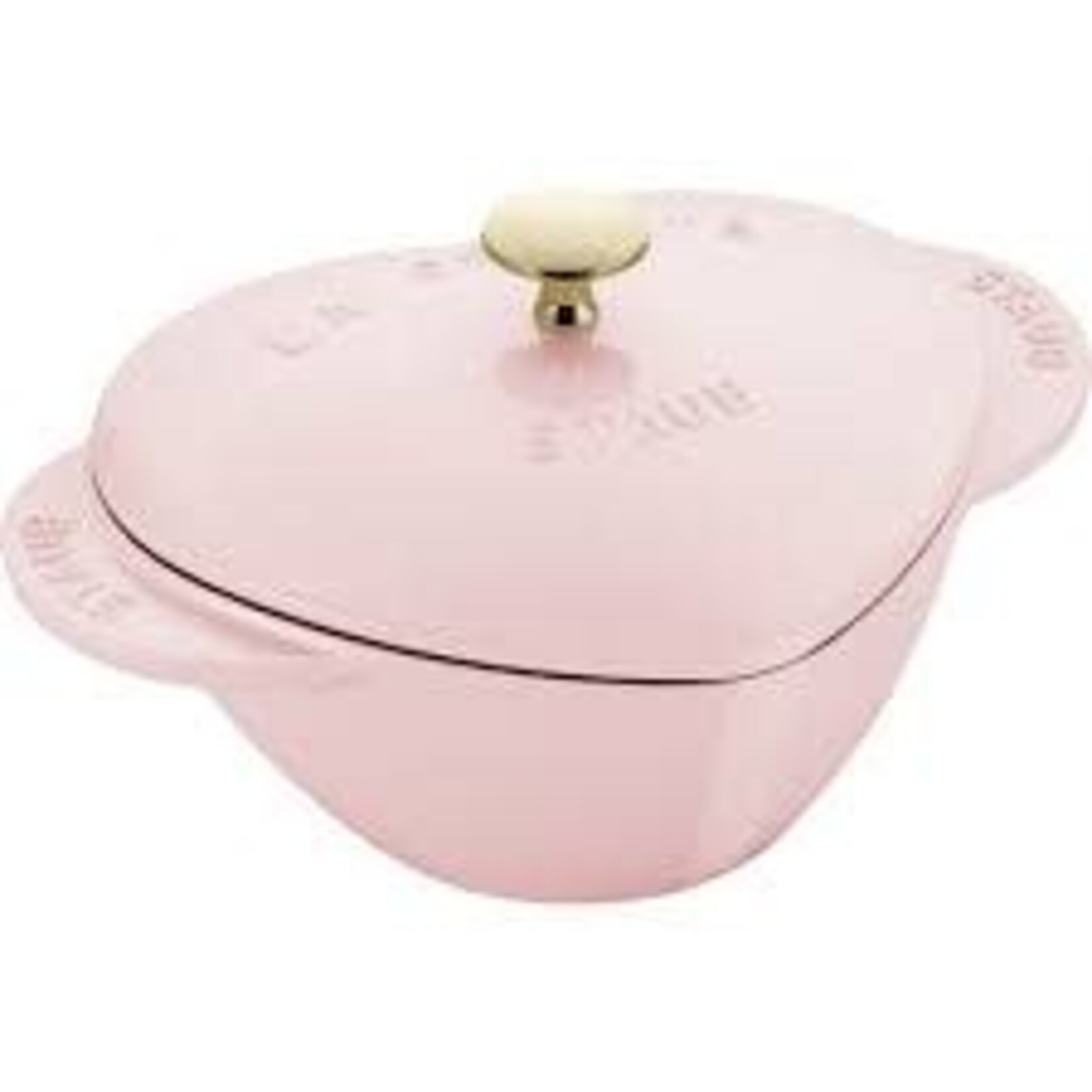 Staub 1.75-qt Heart Cocotte - Peony Pink | Staub