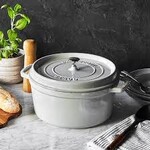 Staub 7-qt Round Dutch Oven - White | Staub