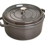Staub 9-qt Round Dutch Oven - Graphite Grey | Staub