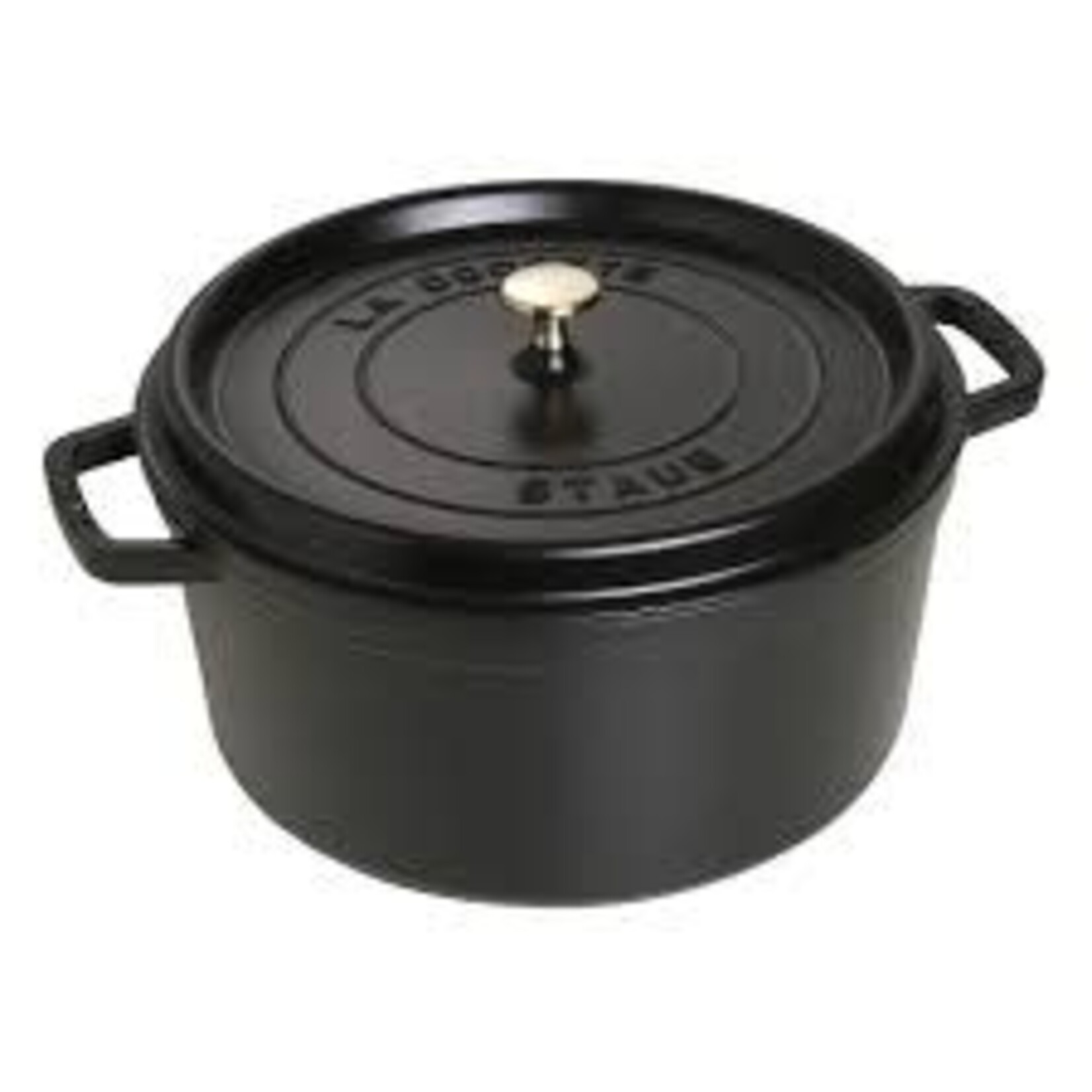 Staub 9-qt Round Dutch Oven - Black | Staub
