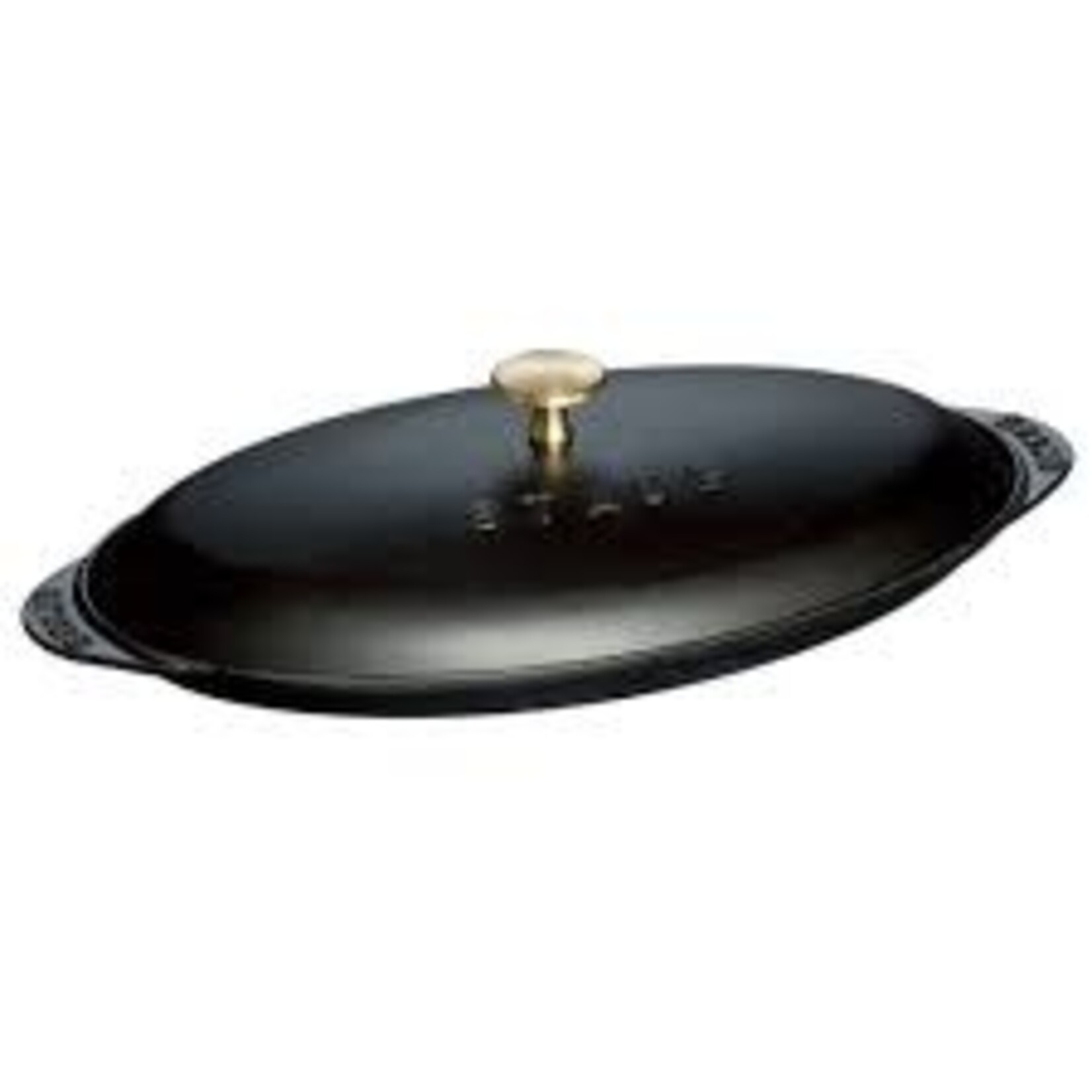 Staub 14.5-inch X 8-inch Covered Fish Pan - Black | Staub