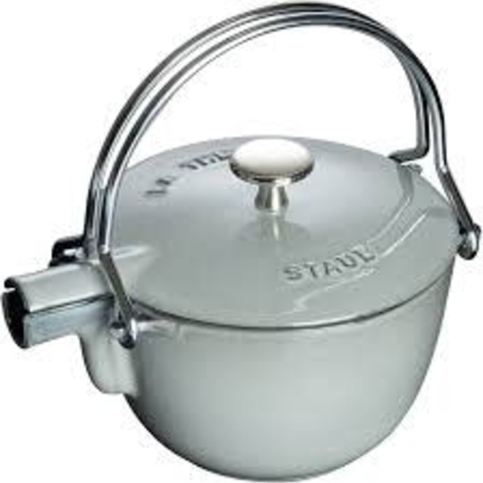 Staub 1-qt Round Tea Kettle - Graphite Grey | Staub