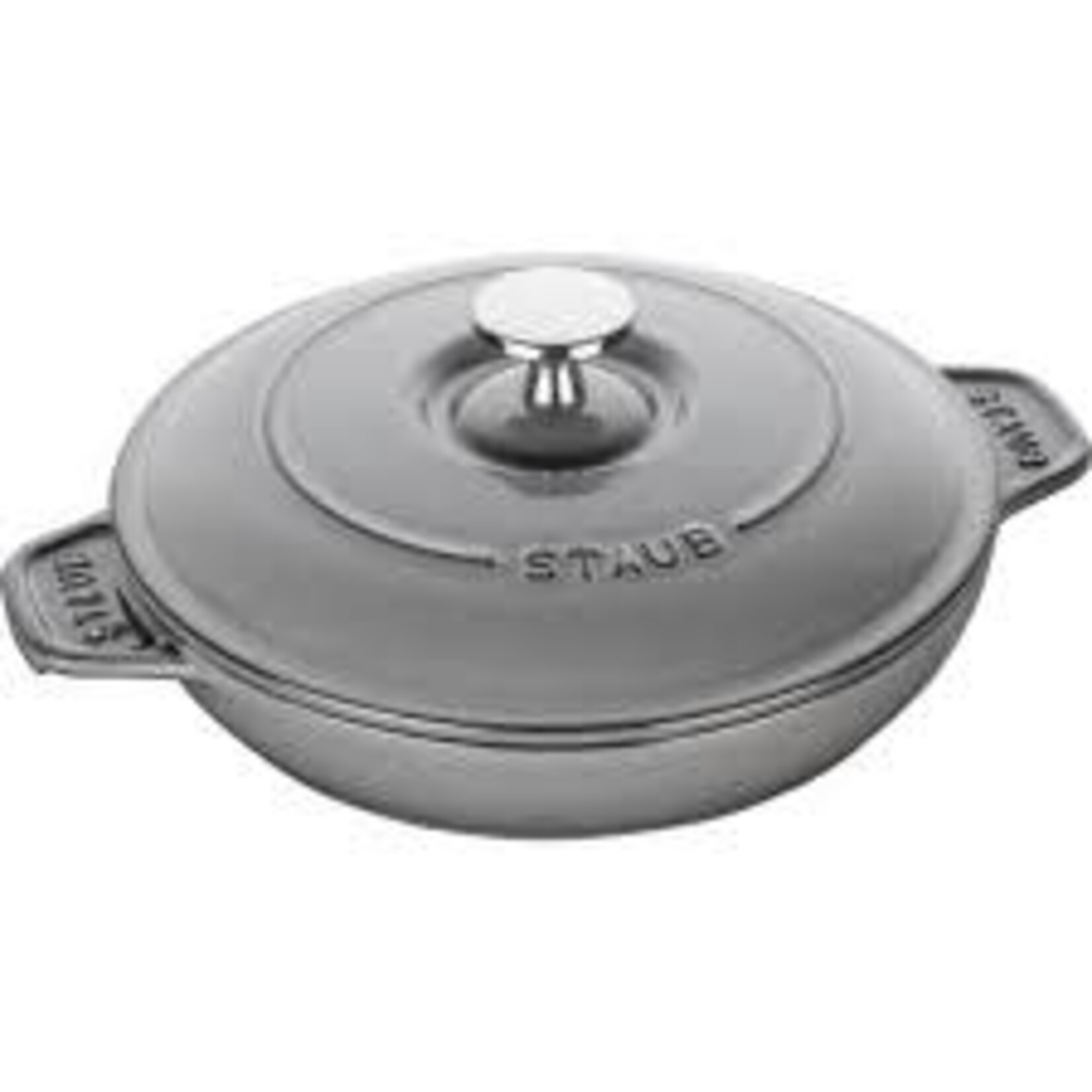 Staub 7.9-inch Round Covered Baking Dish - Graphite Grey | Staub