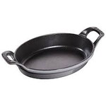 Staub 8-inch X 5.5-inch Oval Gratin Baking Dish - Graphite Grey | Staub