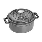 Staub 0.5-qt Round Dutch Oven - Graphite Grey | Staub