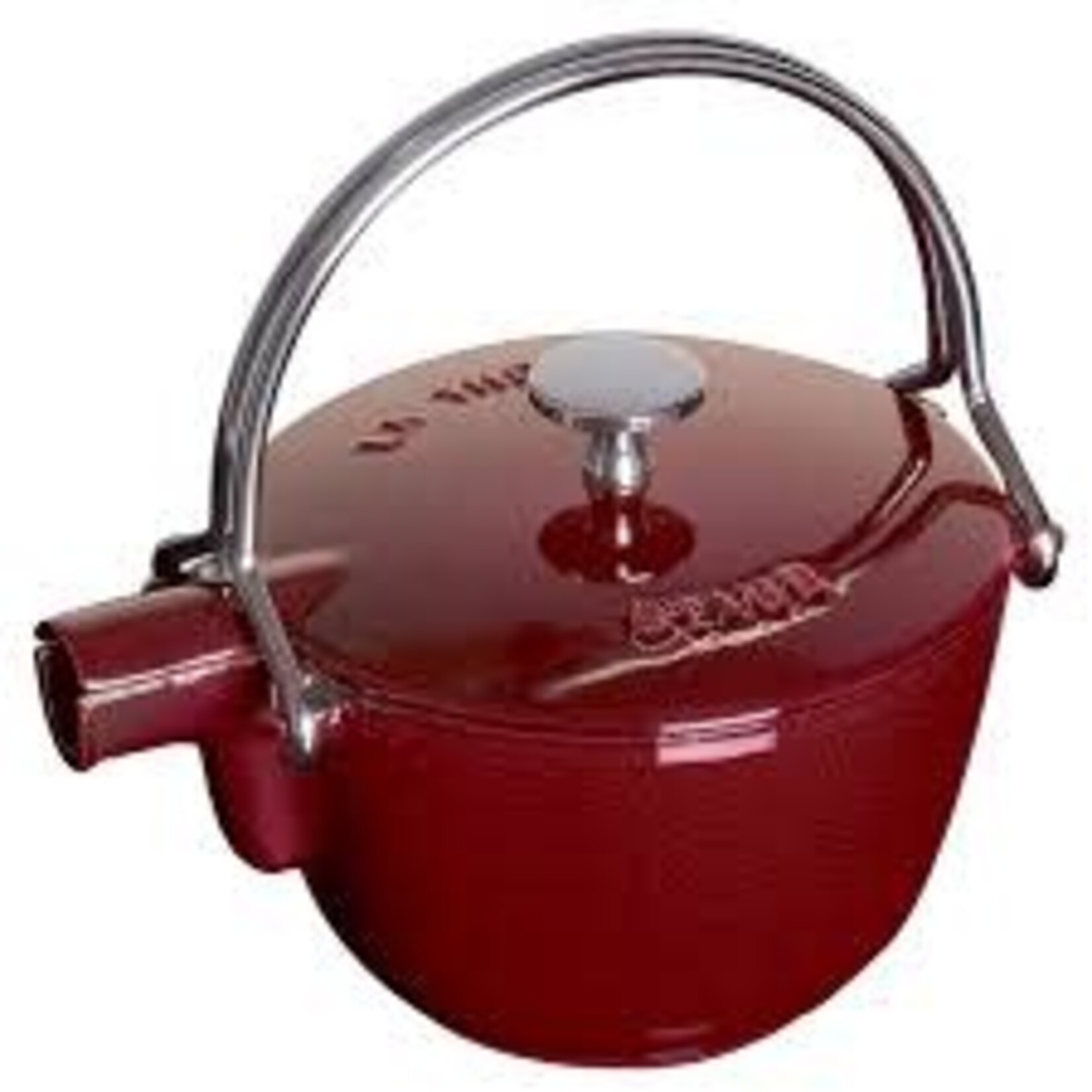 Staub 1-qt Round Tea Kettle - Grenadine | Staub