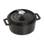 Staub 0.5-qt Round Dutch Oven - Black | Staub
