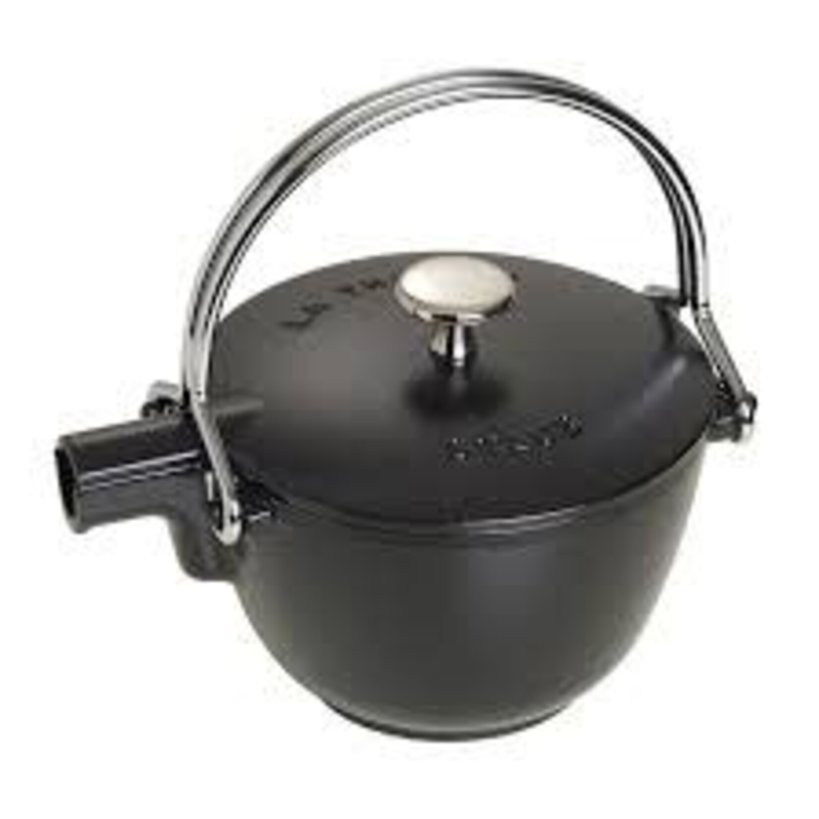 Staub 1-qt Round Tea Kettle - Black | Staub