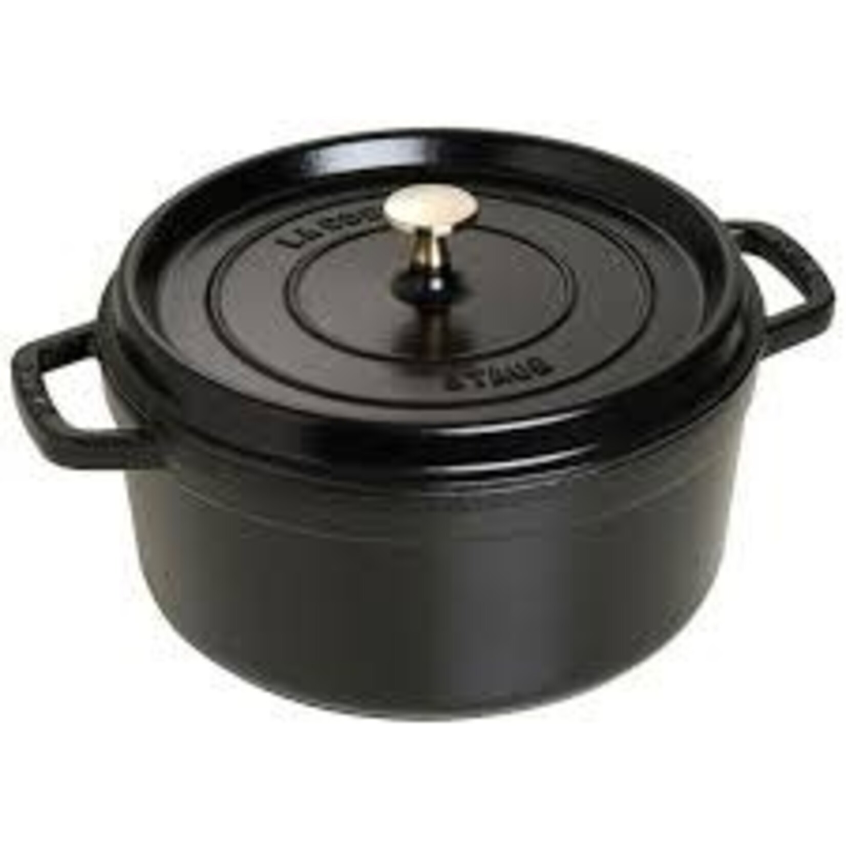 Staub 5.5-qt Round Dutch Oven - Black | Staub