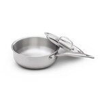 Heritage Steel 3 Quart Saucier with Lid | Heritage Steel