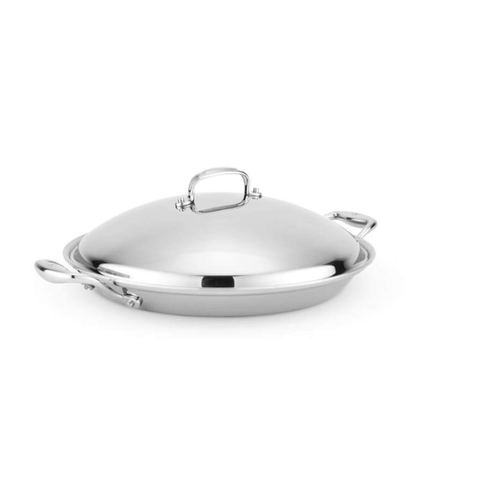 Heritage Steel 13.5" Paella Pan with Lid | Heritage Steel
